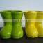 Hot Sell "pinsun"boot Style Ceramic Flower Pot,stoneware Flower Pot Quality Choice