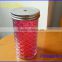 16oz BPA free AS Pineapple tumbler cups with straw metal or plastic lids FDA standard
