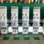 Multi-heads flat computerized embroidery machine with cutter