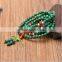 8mm German Spurce Turquoise 108 Prayer Beads Tibet Buddhist Mala Necklace