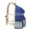 Women Bookbags Canvas Printing Backpack