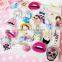 hot promotion customized mini Q edition cos cartoon shape name badges/tag/pin brooch acrylic badges with pin clip behind