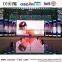matrix curtain large screen p6 indoor die case cabinet rental video led display