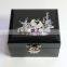 High End Wooden Pierced Earring Jewelry Box