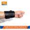 Adjustable neoprene sports wrist support with the spring