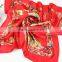 promotional custom made new design women silk scarf