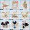 Wholesale beautiful fashion jewelry rhinestone butterfly brooch for wedding B0096