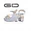 GDSHOE new fashion rhinestone ladies high heel novelty wedge sandals