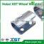 Steel wheel weight clip