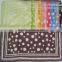 100% silk pongee 5 handkerchief and scarf