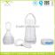 90ML/3OZ Silicone Squeeze Baby Feeding Bottle With Spoon Baby Bottles