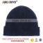 plain black custom knitted beanie hat 2016