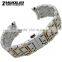 16|20mm high quality imported stainless steel Strap Watch Band with stainless steel buckle Wholesale 3PCS