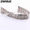 24mm high quality imported stainless steel watch bracelet for men's and women's with fashionable buckle Wholesale 3PCS