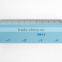 Blue Promotional gift Slim 4 port usb 2.0 hub with ruler function