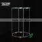 ZJF Hot sale portable metal display dress rack