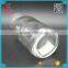 250ml empty clear glass round hot-sale milk drinking bottle