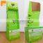 Supermarket Retail Hanging Display Rack, Cardboard Floor Hook Display Stand