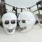 Custom plastic skull Led light Keychain