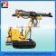 China mining borehole DTH portable mobile hydraulic drilling rig