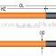 STA U W ED DB TYPE SiC silicon carbide heater for electric furnace