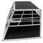 Large aluminium two doors pet dog cage