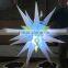 battery operated wedding party night club bar decoration glowing hanging light up led lighted inflatable star with 16 angles