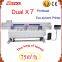 2015 New type 1.9 m industrial 5113 print head digital Micro Piezo-electric inkjet printer with rotating platform