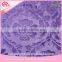 purple flower knitted fleece fabric for toy fabric