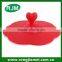 Colorfull Personalized Shape LFGB Silicon Glass Cup Cover