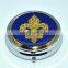 High Quality Materials Fleur De Lis pill box