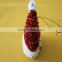 3D 13X10X5 PET classic Santa Hat Christmas hanging decoration
