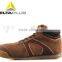 D-star Suede Split Leather High-cut Anti-slip Safety Shoes