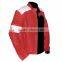 Mens 'FIGHT CLUB Red Motorcycle Leather Jacket