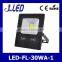 floodlihht 100-265v led flood light 30w 3000lm