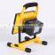 Aluminum portable outdoor 10w 20w 30w 50w rechargeable led flood light emergency led work lamp