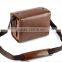 2016 retro camera bag portable dslr camera bag with shoulder leather camera bag