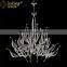 Replica Interior Decoration Silver Swan Wrought Iron chandelier Lighting Lamparas