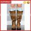 C08-1 Wholesale Women Knitted Lace Boot Cuffs With Buttons Custom Women Lace Topper Boot Socks