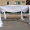 RK fire retardant sheer white drapes pipe and drape for weddings decoration