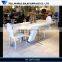 Simple white dining table/dining table pictures/restaurant dining table