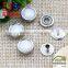 Oeko-tex Custom 4 parts metal pearl prong snap button baby clothing