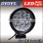 80W 7 inch 9600lm led water proof led work light 2015 new design for offroads