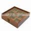 2016 FSC handmade round bamboo salt box with lid spice storage container wholesale