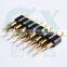 8pin pitch 2.54mm single row brass pogo pin connector SMT