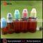 10ml empty white e liquid plastic pet dropper bottle with clear childproof cap                        
                                                                                Supplier's Choice