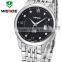 China Luxury Brand WEIDE Military Full Steel Rhinestone Quartz Man Watch 93008GB