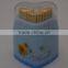 individual packed bamboo toothpick with customized printing