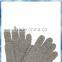 jewel embellished grey knitted thinsulate wool gloves