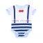 cheap babysuit 100% cotton baby clothes blue stripe Baby body suits                        
                                                                                Supplier's Choice